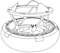NASA Docking System CAD model – IDSS compliant; extended position ready for Soft Capture